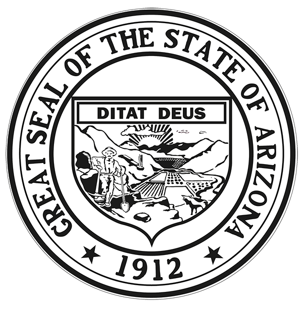 Black White state seal